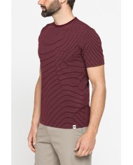 T-SHIRT ESTIVA IN COTONE CON FANTASIA A RIGHE