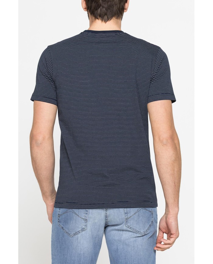 T-SHIRT ESTIVA IN COTONE CON FANTASIA A RIGHE