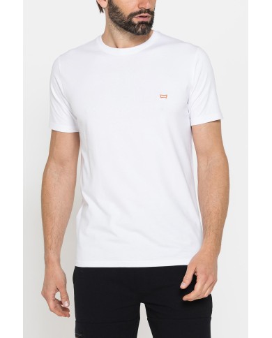 T-SHIRT TINTA UNITA IN JERSEY ELASTICIZZATO