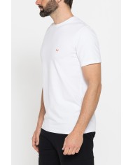 T-SHIRT TINTA UNITA IN JERSEY ELASTICIZZATO