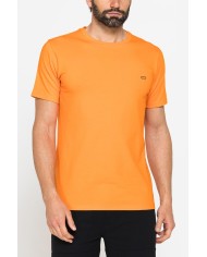 T-SHIRT TINTA UNITA IN JERSEY ELASTICIZZATO