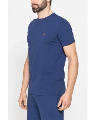 T-SHIRT TINTA UNITA IN JERSEY ELASTICIZZATO