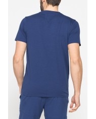 T-SHIRT TINTA UNITA IN JERSEY ELASTICIZZATO