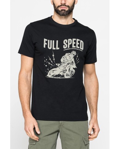 T-SHIRT GIROCOLLO DA UOMO CON STAMPE GRAFICHE