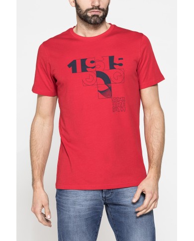 T-SHIRT GIROCOLLO DA UOMO CON STAMPE GRAFICHE