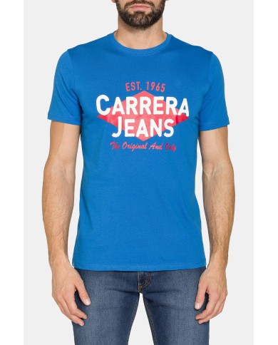 T-SHIRT GIROCOLLO DA UOMO CON STAMPE GRAFICHE