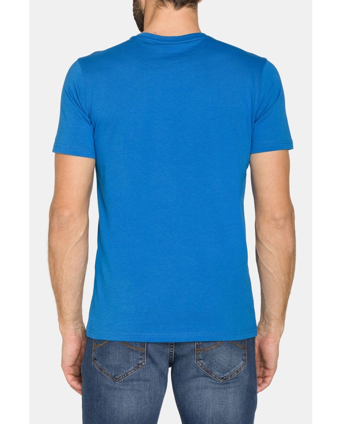T-SHIRT GIROCOLLO DA UOMO CON STAMPE GRAFICHE