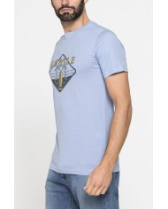T-SHIRT GIROCOLLO DA UOMO CON STAMPE GRAFICHE T-SHIRT GIROCOLLO DA UOMO CON STAMPE GRAFICHE