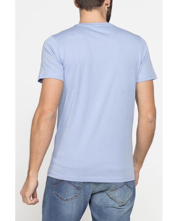 T-SHIRT GIROCOLLO DA UOMO CON STAMPE GRAFICHE