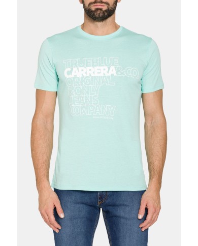 T-SHIRT GIROCOLLO DA UOMO CON STAMPE GRAFICHE