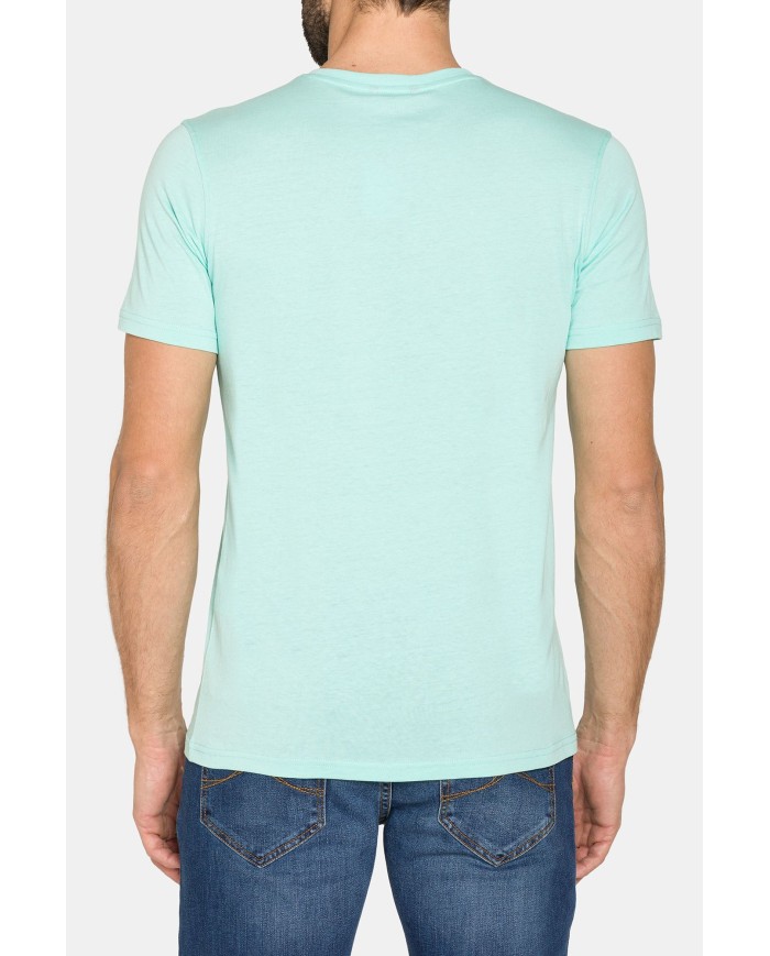 T-SHIRT GIROCOLLO DA UOMO CON STAMPE GRAFICHE