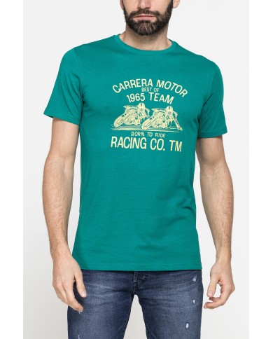 T-SHIRT GIROCOLLO DA UOMO CON STAMPE GRAFICHE