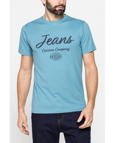 T-SHIRT GIROCOLLO DA UOMO CON STAMPE GRAFICHE