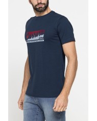 T-SHIRT GIROCOLLO DA UOMO CON STAMPE GRAFICHE T-SHIRT GIROCOLLO DA UOMO CON STAMPE GRAFICHE