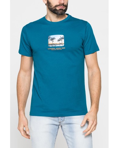 T-SHIRT GIROCOLLO DA UOMO CON STAMPE GRAFICHE