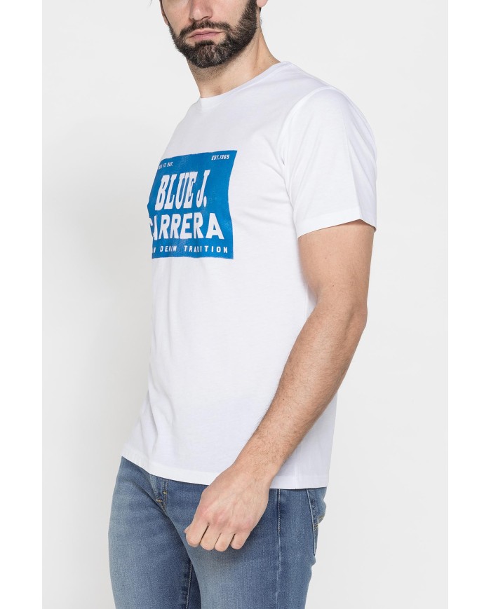 T-SHIRT GIROCOLLO DA UOMO CON STAMPE GRAFICHE