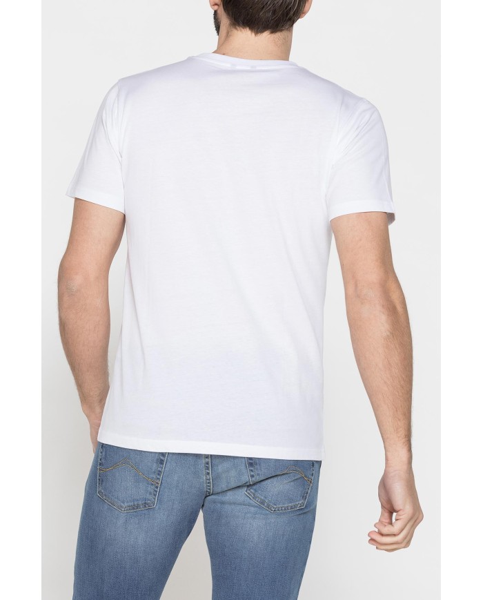 T-SHIRT GIROCOLLO DA UOMO CON STAMPE GRAFICHE