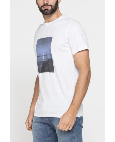 T-SHIRT GIROCOLLO DA UOMO CON STAMPE GRAFICHE