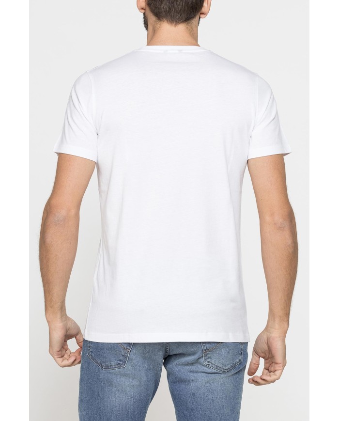T-SHIRT GIROCOLLO DA UOMO CON STAMPE GRAFICHE