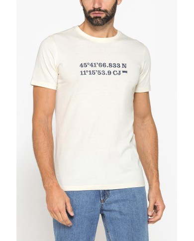 T-SHIRT GIROCOLLO DA UOMO CON STAMPE GRAFICHE