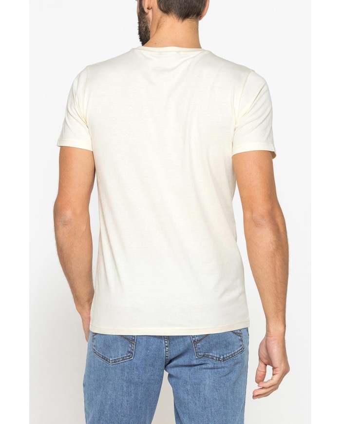 T-SHIRT GIROCOLLO DA UOMO CON STAMPE GRAFICHE
