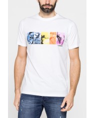 T-SHIRT GIROCOLLO DA UOMO CON STAMPE GRAFICHE T-SHIRT GIROCOLLO DA UOMO CON STAMPE GRAFICHE