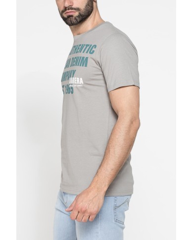 T-SHIRT GIROCOLLO DA UOMO CON STAMPE GRAFICHE