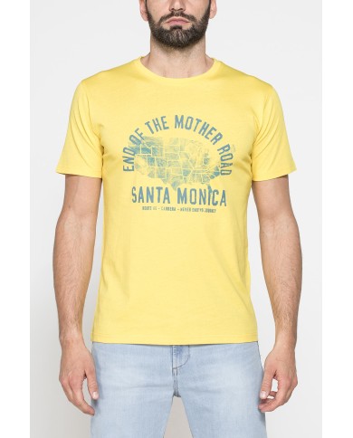 T-SHIRT GIROCOLLO DA UOMO CON STAMPE GRAFICHE