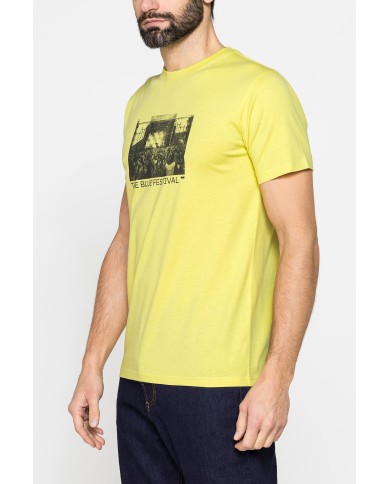 T-SHIRT GIROCOLLO DA UOMO CON STAMPE GRAFICHE