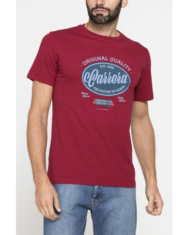 T-SHIRT GIROCOLLO DA UOMO CON STAMPE GRAFICHE