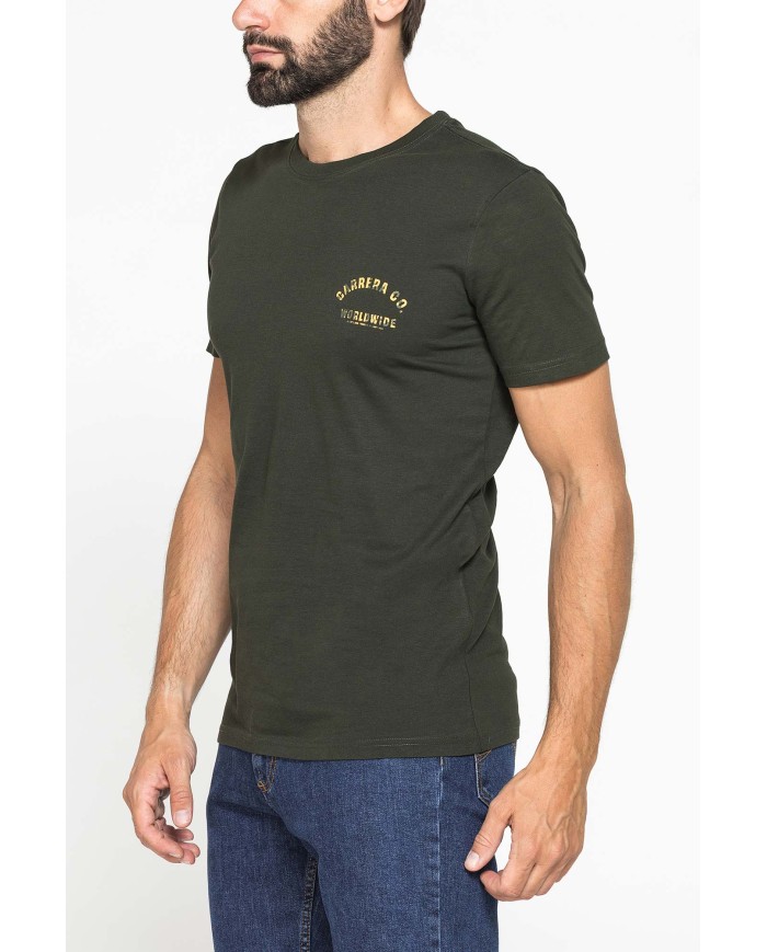 T-SHIRT GIROCOLLO DA UOMO CON STAMPE GRAFICHE