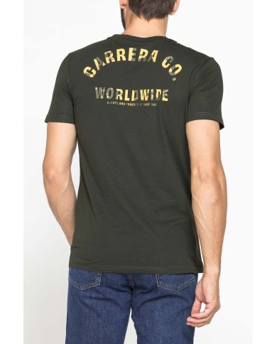 T-SHIRT GIROCOLLO DA UOMO CON STAMPE GRAFICHE