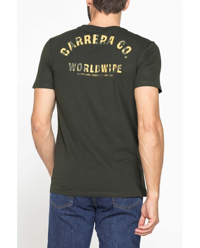 T-SHIRT GIROCOLLO DA UOMO CON STAMPE GRAFICHE