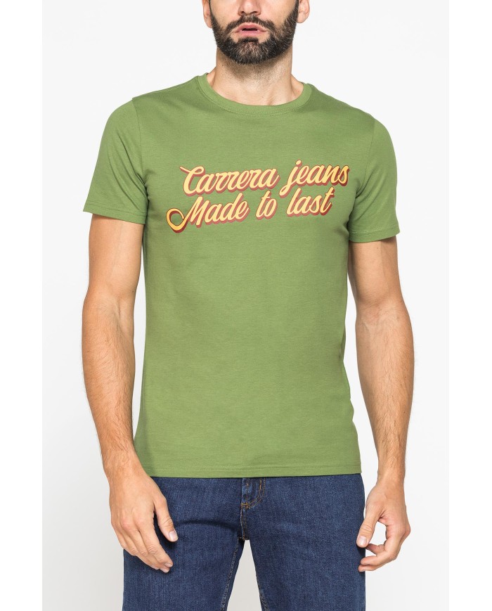 T-SHIRT GIROCOLLO DA UOMO CON STAMPE GRAFICHE