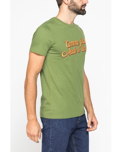 T-SHIRT GIROCOLLO DA UOMO CON STAMPE GRAFICHE