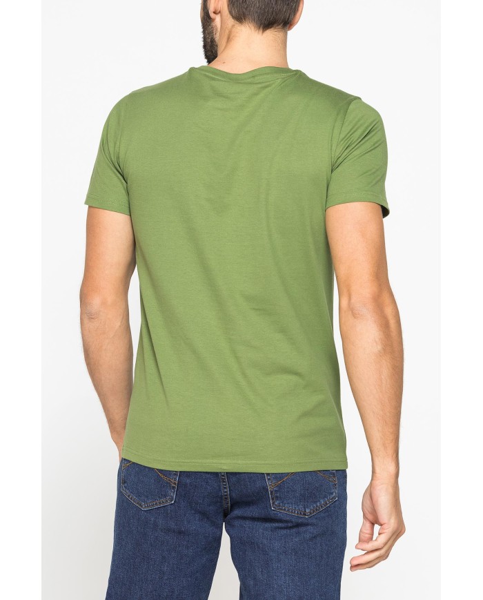 T-SHIRT GIROCOLLO DA UOMO CON STAMPE GRAFICHE