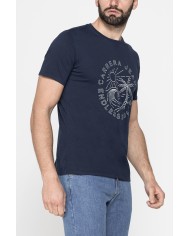 T-SHIRT GIROCOLLO DA UOMO CON STAMPE GRAFICHE T-SHIRT GIROCOLLO DA UOMO CON STAMPE GRAFICHE