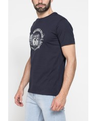 T-SHIRT GIROCOLLO DA UOMO CON STAMPE GRAFICHE T-SHIRT GIROCOLLO DA UOMO CON STAMPE GRAFICHE