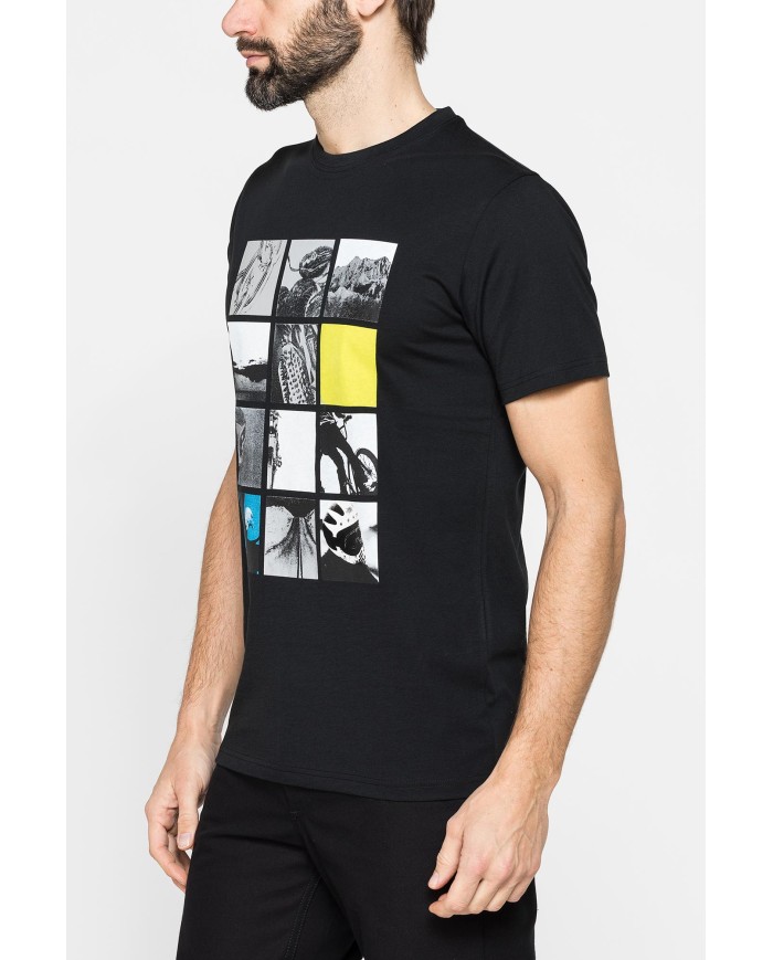 T-SHIRT GIROCOLLO DA UOMO CON STAMPE GRAFICHE