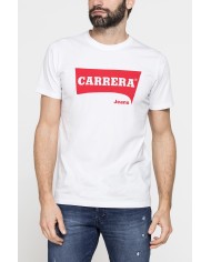 T-SHIRT GIROCOLLO IN COTONE CON STAMPA LOGO CARRERA T-SHIRT GIROCOLLO IN COTONE CON STAMPA LOGO CARRERA