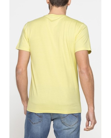 T-SHIRT GIROCOLLO IN COTONE CON STAMPA LOGO CARRERA