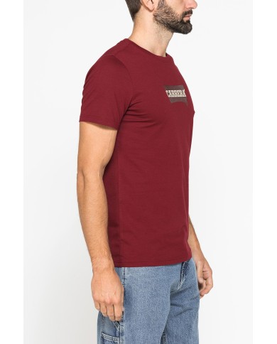 T-SHIRT GIROCOLLO IN COTONE CON STAMPA LOGO CARRERA