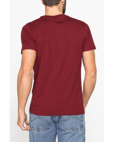 T-SHIRT GIROCOLLO IN COTONE CON STAMPA LOGO CARRERA