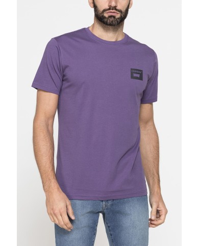T-SHIRT GIROCOLLO IN COTONE CON STAMPA LOGO CARRERA