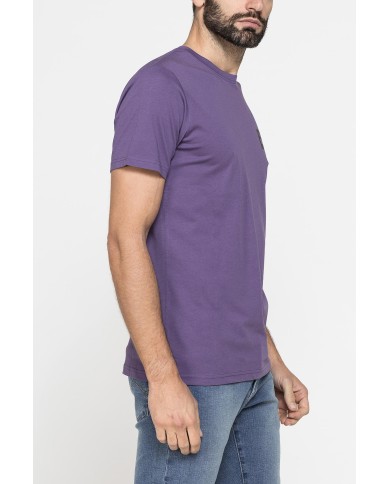 T-SHIRT GIROCOLLO IN COTONE CON STAMPA LOGO CARRERA