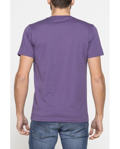 T-SHIRT GIROCOLLO IN COTONE CON STAMPA LOGO CARRERA