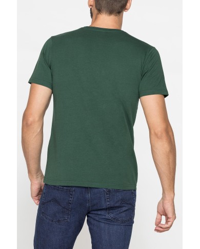 T-SHIRT GIROCOLLO IN COTONE CON STAMPA LOGO CARRERA