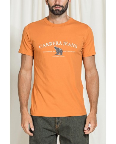 T-SHIRT VINTAGE CON STAMPE CARRERA REPLICA