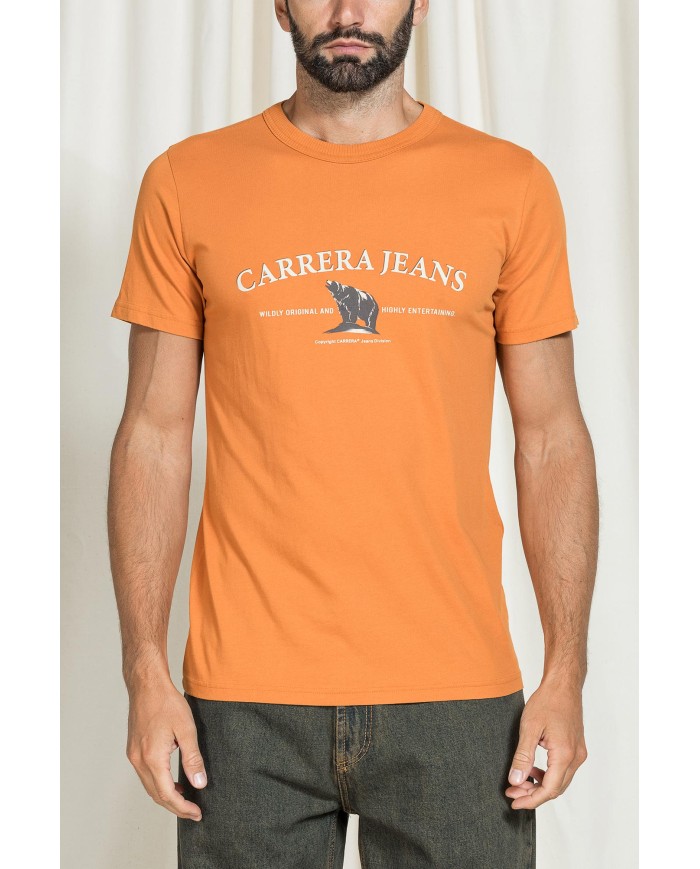 T-SHIRT VINTAGE CON STAMPE CARRERA REPLICA