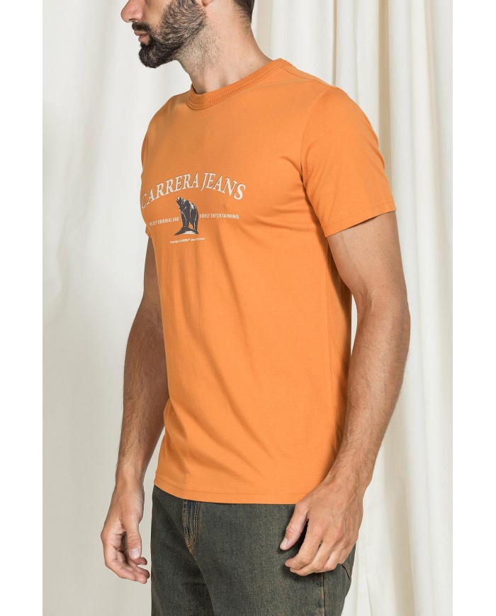 T-SHIRT VINTAGE CON STAMPE CARRERA REPLICA